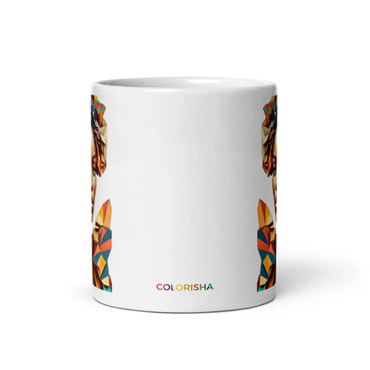 Minza - White Glossy Mug - model n°2